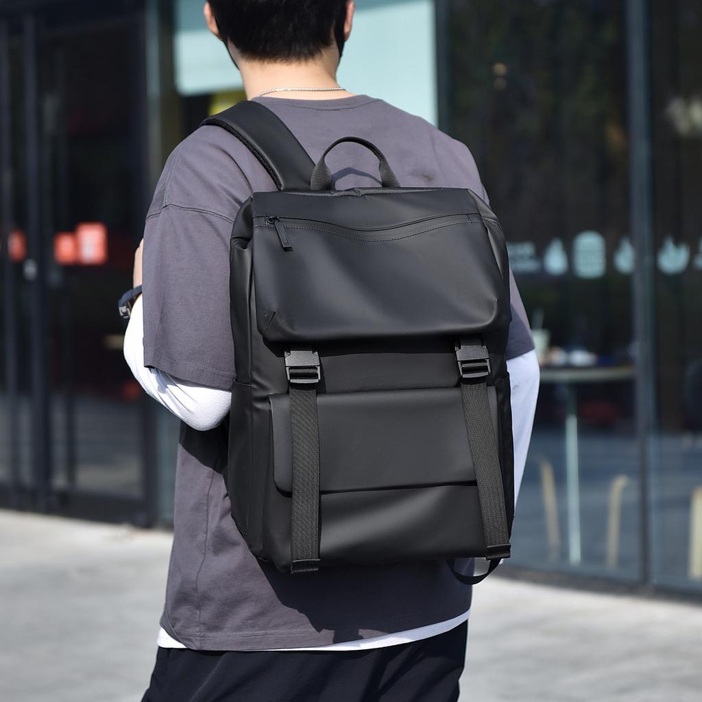 Business Backpack New Style Men's Casual Travel Backpack Middle School School Bag Multi-function Boarding Bag Men's Style