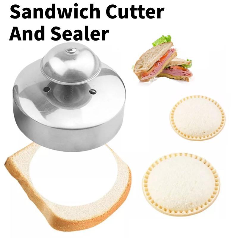 Универсальная круглая пресс-форма для нарезки сэндвичей из нержавеющей стали для удобного приготовления еды