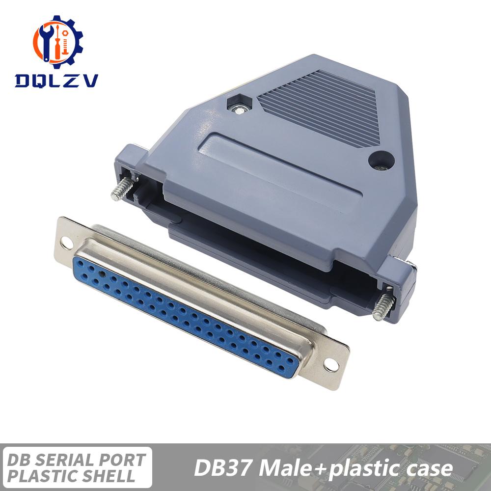 DB15 DB25 DB9 DB37 Параллельный Последовательный Порт Female/Male Паяный Разъем+Пластиковая Сборная Оболочка 37 9 15PIN VGA Адаптер