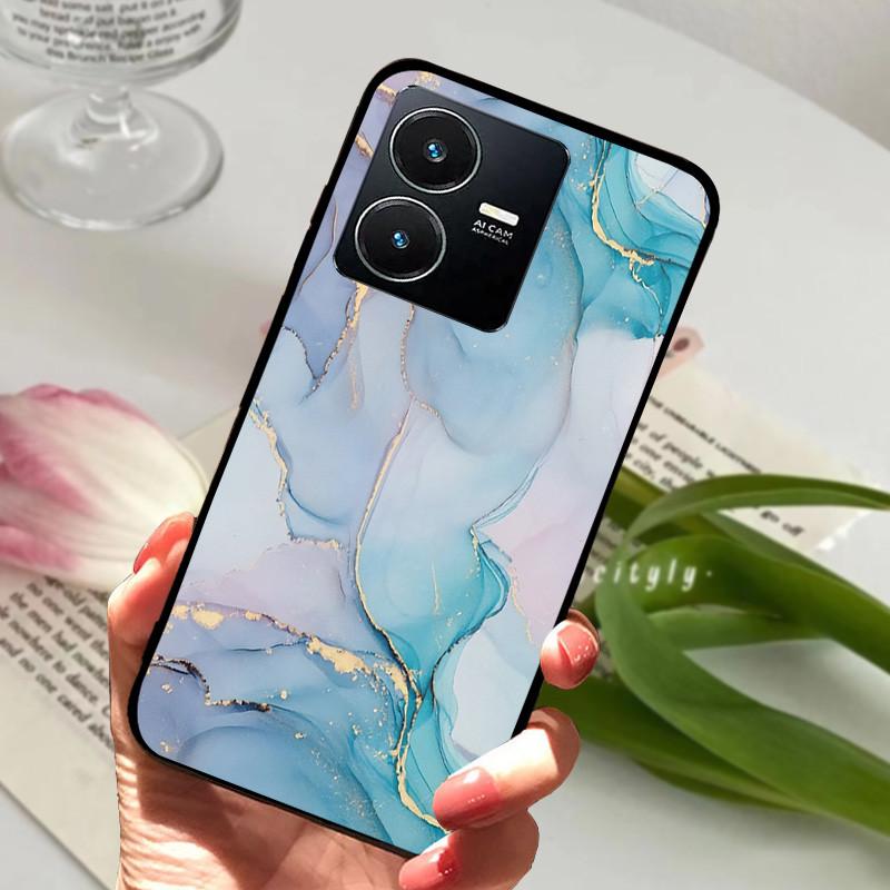 Для Vivo Y22S 2022 Чехол Ударопрочный Мягкий ТПУ Силиконовый Чехол для Телефона Для Vivo Y22 Y 22 V2207 Y22S V2206 Funda Capa Мультяшный Vivoy22