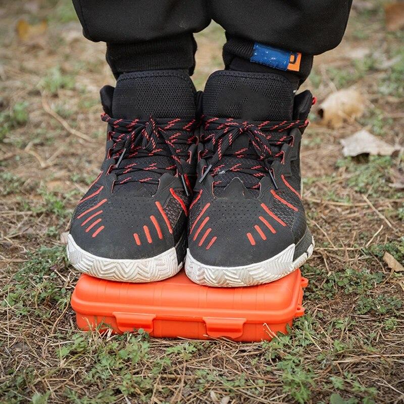 Ящик для инструментов EDC, набор для выживания на открытом воздухе, ударопрочный водонепроницаемый корпус, герметичный ящик для хранения вещей для выживания на открытом воздухе, небольшой.