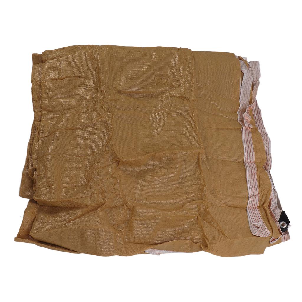 UV Block Shade Sail Thicken Slotting Sun Shade Sail for Villa Courtyard Outdoor Beige