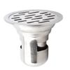 Stainless Steel Shower Floor Bathroom Drainage Gully Leakage Round 7.5cm(50 Tubes Single Use)