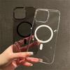 Ультратонкий прозрачный жесткий чехол из поликарбоната для For Iphone 17 Air 16 15 14 13 12 11 Pro Max Plus Для магнитной беспроводной зарядки