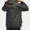 adidas Мужская спортивная куртка с несколькими карманами и капюшоном, верхняя одежда темно-земляно-коричневого цвета GF4013