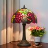 Ретро Кантри Стиль Витражный Настольный Светильник Домашний Декор Средиземноморская Спальня Прикроватная Лампа Ресторан Бар Кафе Ночник