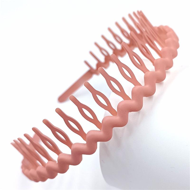 Корейские аксессуары для волос, повязки на голову, обручи для волос, очаровательные, высокого качества для женщин с волнистыми зубами, противоскользящие, для девочек, новые матовые аксессуары для волос