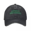Lehman Brothers Baseball Cap Risk Management  Outdoor Sun Yk Retro Trucker Dad Hat Couple Women Street Style Snapback Cap