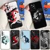 Чехол для телефона Samsung Galaxy A55 A35 A15 A54 A34 A14 A53 A33 A13 A05 A06 A16 A22 A32 A52 с изображением рыбы кои в стиле Инь-Ян