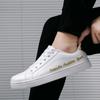 Весенние новые мужские белые кроссовки Comfort For Male Leather Super Sport Shoes Running Boys School Vulcanized Chaussure Homme