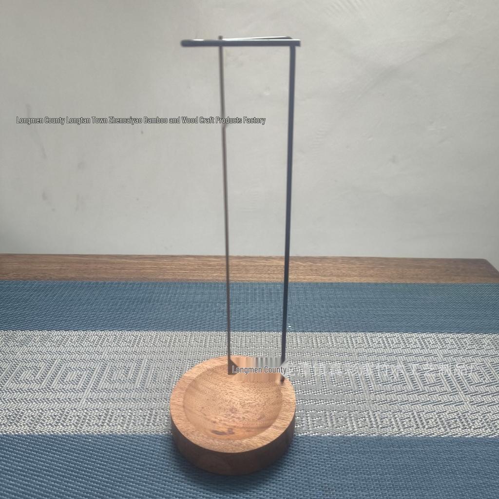 Деревянная подставка для благовоний в стиле дзен и клипса-держатель для дома