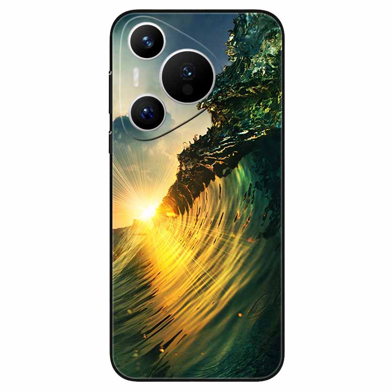 Чехол для Huawei Pura 70 / Pura70 Pro Мягкий Силикон Модный Мраморный Ударопрочный Чехол для Huawei Pura 70 Ultra P 70 Pro+ TPU Чехол