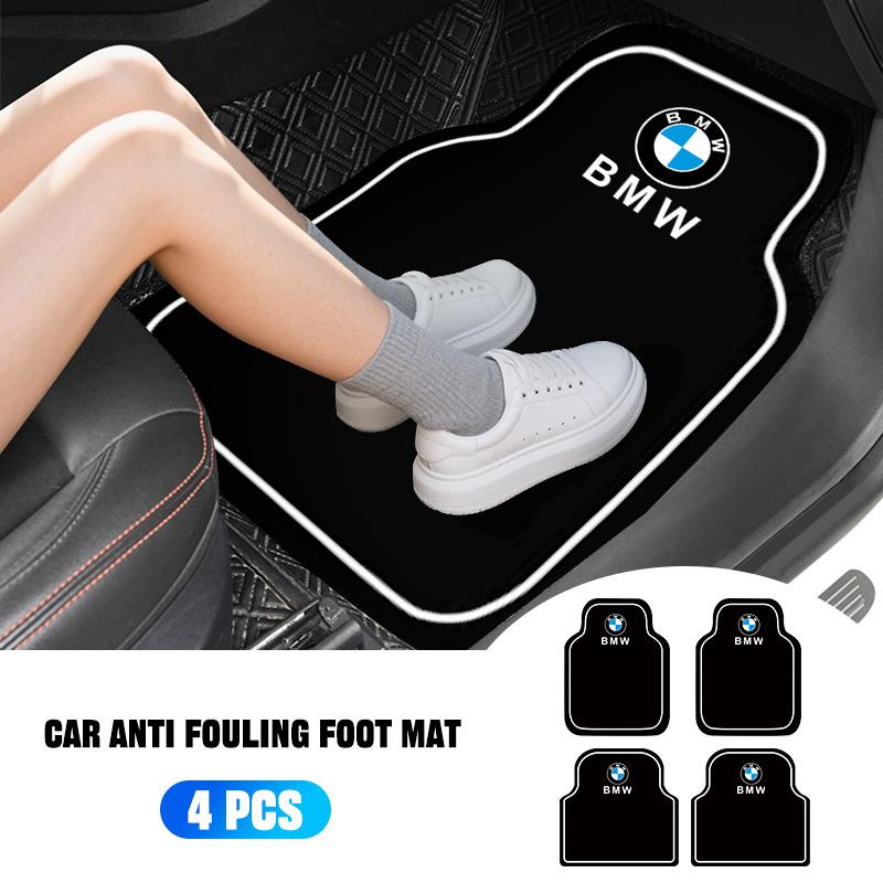 BBKY7 Car Floor Mats Auto Front and Rear Carpet Foot Mats with Rubber Backing For BMW E60 E70 E82 E88 E90 E92 F01 F10 F30 G01 G20 G21
