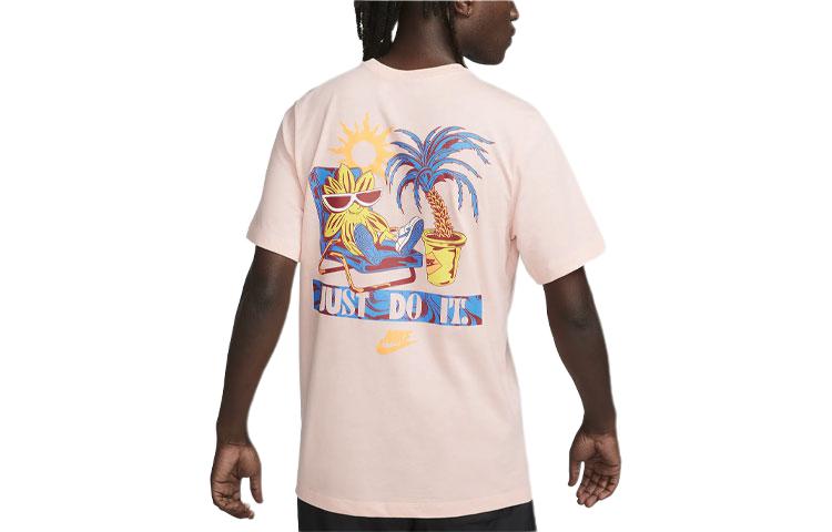 Nike Sportswear T Shirt Men's Bleached Coral FQ3748-697