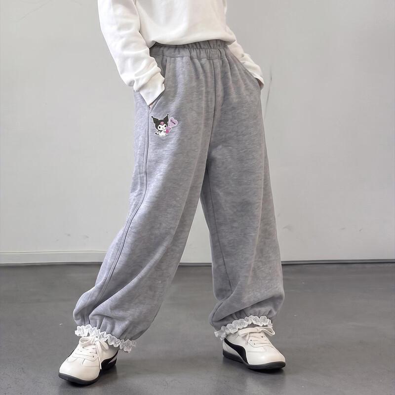 Hello Kitty Girls' Wide-Leg Casual Fall Trousers