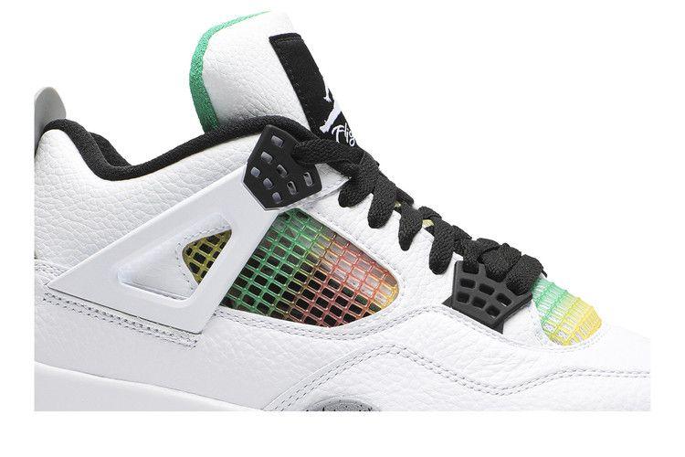 Jordan 4 Ретро Светло-зеленый Раста (Женский)