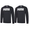 Puma Логотип Алфавит Круглый вырез Черный Мужской 855227-01
