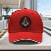 Freemason Logo Adjustable Baseball Cap Lightweight Unisex Printed Hat For Outdoor Weddings Parties