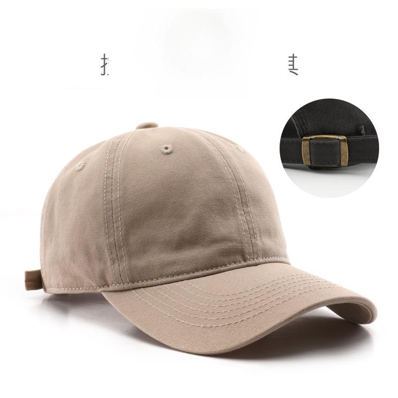 Японская женская бейсболка ретро однотонная легкая бейсболка из мытого хлопка для спорта на открытом воздухе мужская солнцезащитная бейсболка для путешествий
