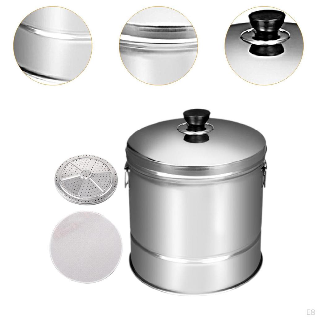 Рисоварка из нержавеющей стали, ведро для суши с клецками и вставкой для слива, кастрюля для пароварки для еды