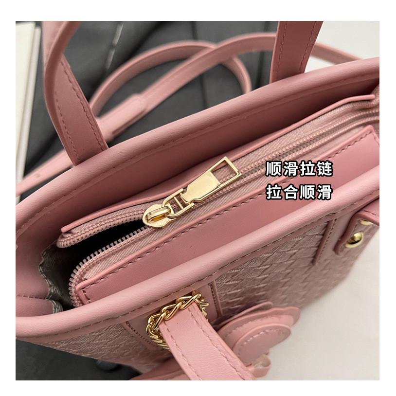 IELGY Fashionable Versatile Portable Bucket Bag, Retro High-end Shoulder Commuter Messenger Bag