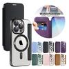Кожаный чехол-книжка для For Iphone 17 Air 16e 16 Promax 14 12 13 15 Pro Max Plus Держатель для карт Магнитная беспроводная зарядка Чехол