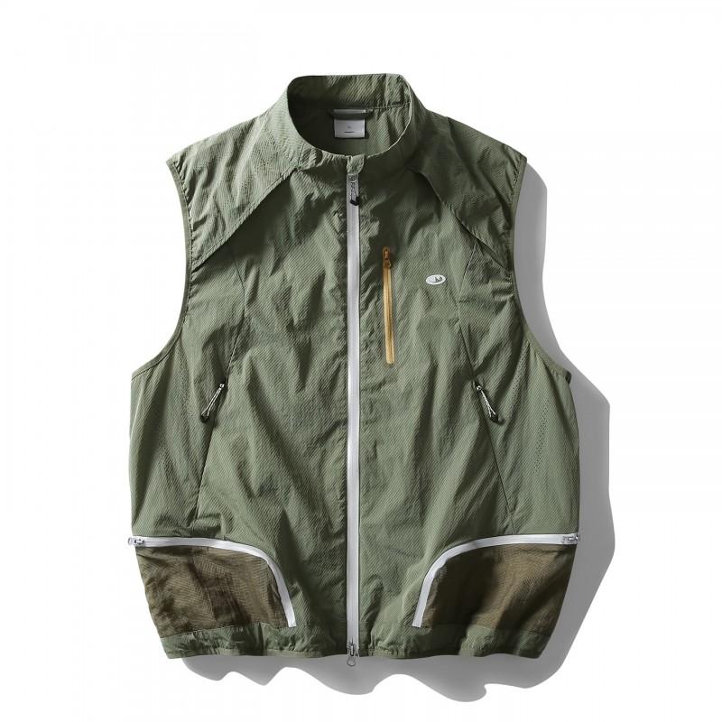 Men Women Outdoor Cycling Hiking Quick Dry Breathable Water Resistant Vest Pants Set Sportswear