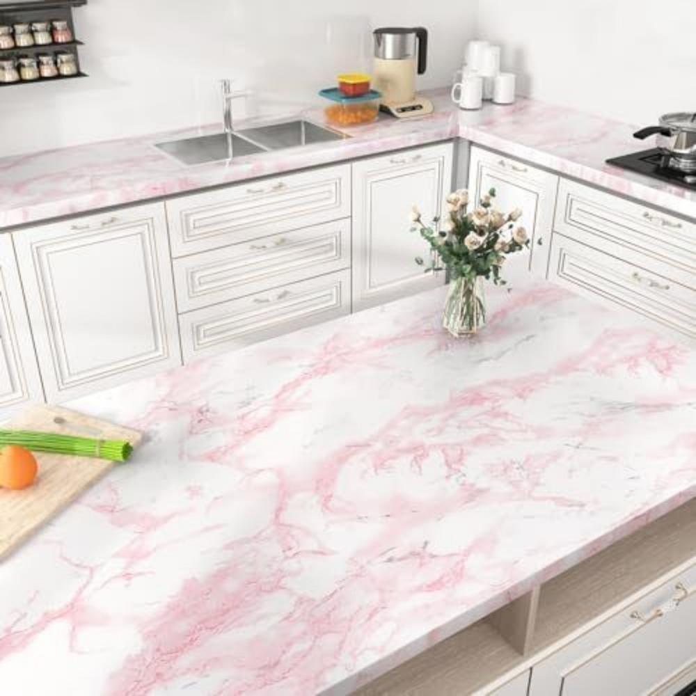55/40cm Width Marble Wallpaper Contact Paper Waterproof Oil-proof Wall Stickers PVC Self Adhesive Kitchen Countertop Home Design