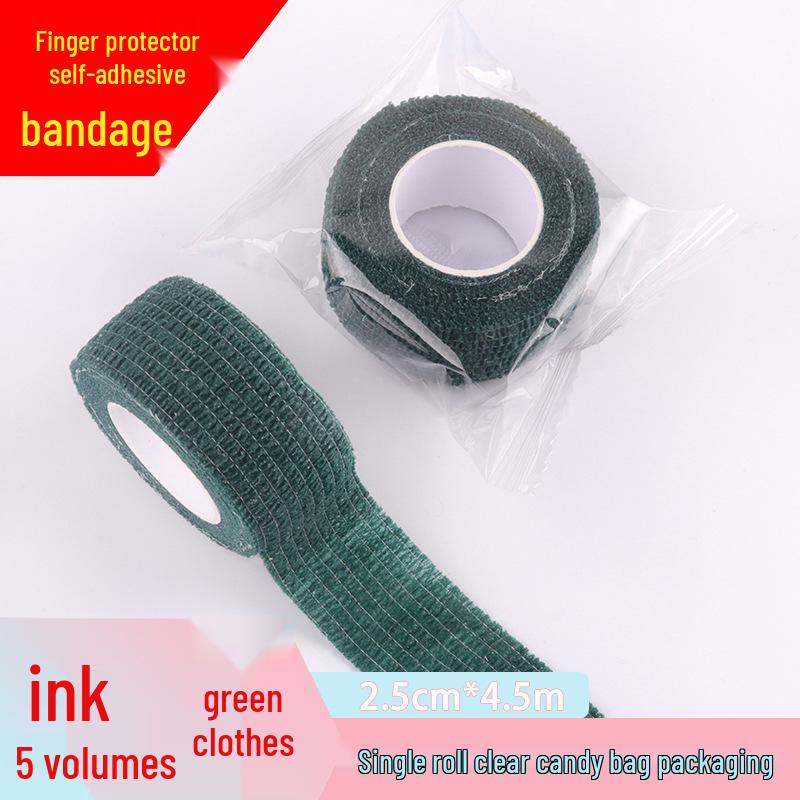 Sports Finger Protector Self-Adhesive Bandage: Finger Wrap Tape & Wrist Support for Basketball/Badminton