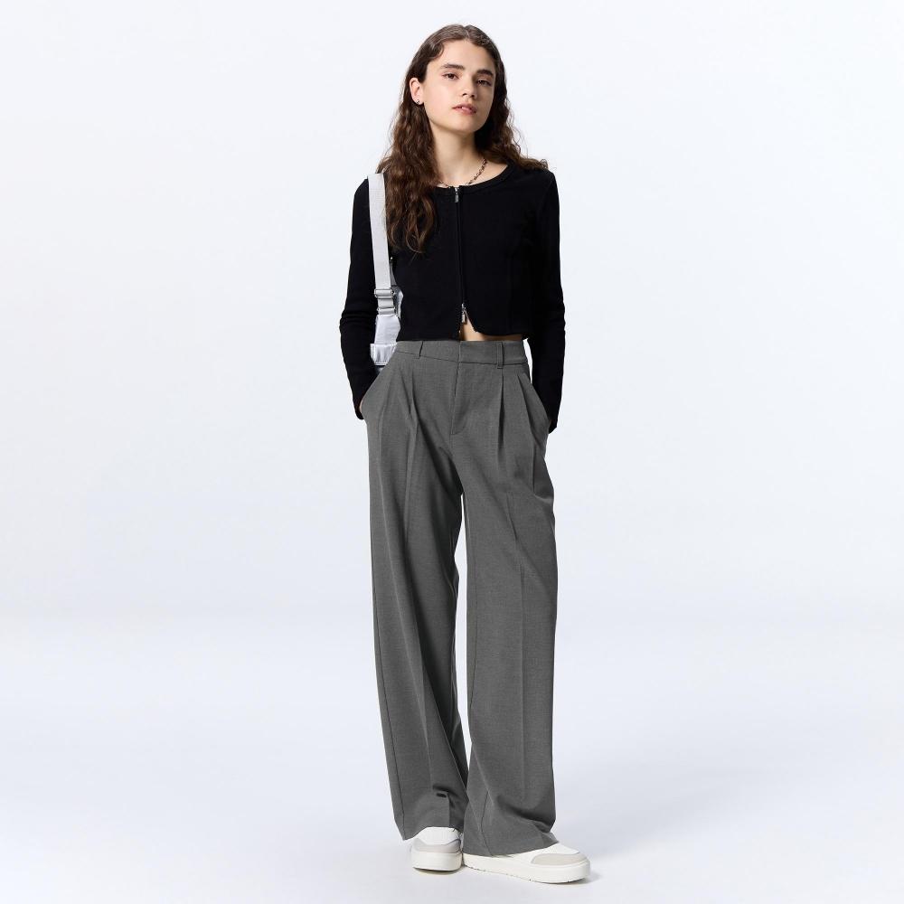 GU by Uniqlo Tuck Wide Pants+ec  Length 80.0cm 