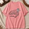 Unisexs Tshirt Cat Riding Shrimp Yeehaw Graphic Tshirts Unisex Unisex Funny Animal Print Casual Tops Cat Lover Gift Adult Clothes