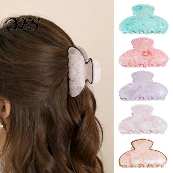 Long-lasting Hair Clip Claw for Women, Smooth Rounded Edges Clip, Anti-slip Teeth Back Head Edge No Damage Versatile Long Short Daily Use Thick