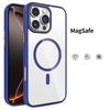 Luxury Transparent MagSafe Case for iPhone 16/15/14 Plus/13/12/11 Pro Max | Color Bumper, Shockproof & Wireless Charging Cover