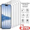 5 шт. Закаленное стекло для iPhone 14 Pro 15 16 17 13 12 11 Pro Max Защитное стекло для iPhone 16e 15 14 Plus X XR XS 6 7 8 Стекло