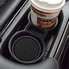 2pcs Black Car Auto Cup Holder Anti Slip Insert Coasters Pads Interior Accessories Universal Fits Perfectly For Most Cups