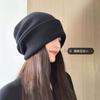 Эксклюзивная большая шапка-бини из кашемира для ленивых, стильная, большого размера, мужская и женская, теплая, с защитой ушей, зимняя, вязаная