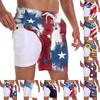 Мужские плавки для плавания, быстросохнущие, пляжные, повседневные (С карманами)