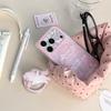 Модный девчачий розовый конь Магнитный кронштейн Камера для чехлов iPhone 17/16 Pro Max/15/14