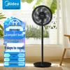 Midea 14-дюймовый тихий электрический вентилятор с 7 лопастями и oscillating-функцией, штепсель CN (адаптер в комплекте)