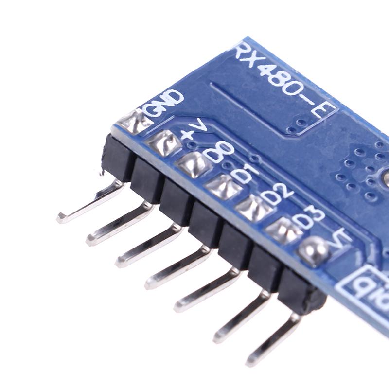 Беспроводной радиочастотный приемник с 4-канальным выходом 433 МГц и передатчик с кодом EV1527