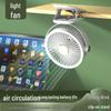 USB Rechargeable Portable Clip-On Desk Fan for Dorms
