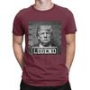 Funny Trump 2024 Mugshot President Legend T-Shirts Men Round Collar Cotton T Shirt Donald Short Sleeve Tee Shirt Printed Tops
