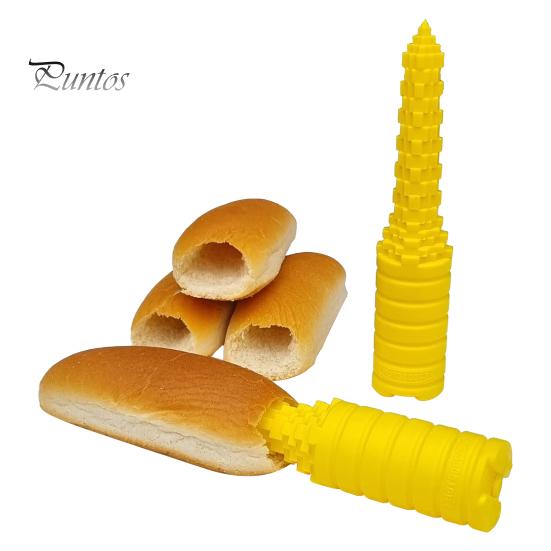 Hot Dog Bun Hole Drill Prevent Leaks Sausage Bun Hole Maker Easy Clean Baking Supplies for BBQ Grilling Home Kitchen Bakery