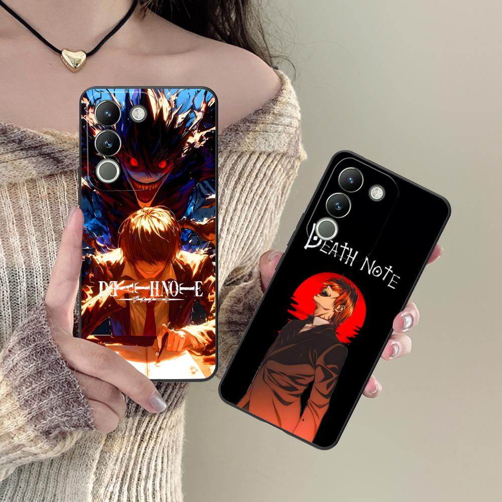 Чехол для мобильного телефона Death Note Kira Light для VIVO Y77 76 75 74 73 72 58 56 55 51 50 38 36 Y19 Y18 Y03 Y01 5G с принтом