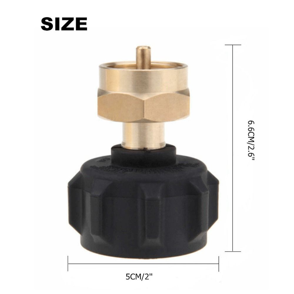 High Safety Propane Refill Adapter Brass Propane Bottle Adapter  Heating Needs