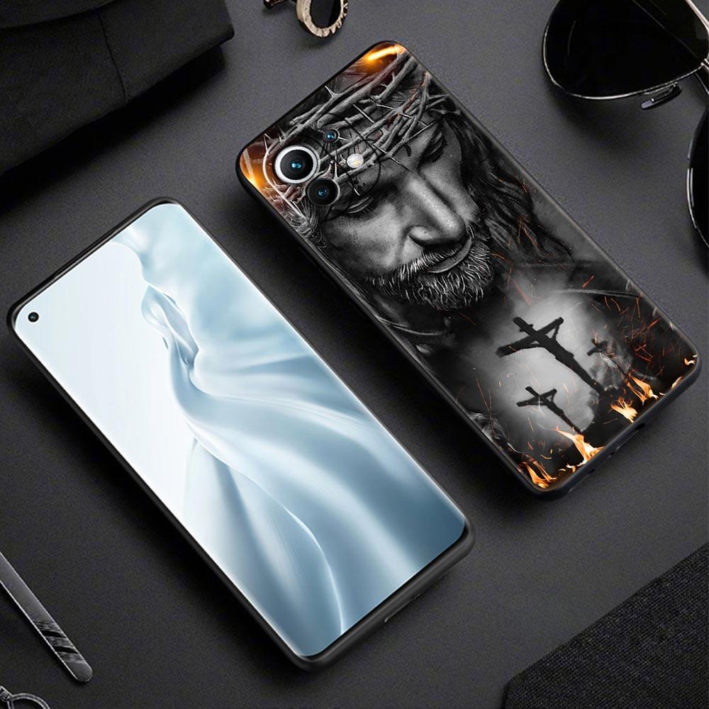 Чехол для телефона для Xiaomi Mi 17 15 14 13 12 11 Ultra 15T 14T 13T 12T 11T Pro Lite 5G Мягкий ТПУ Вера Христианский Религиозный Иисус Прозрачный