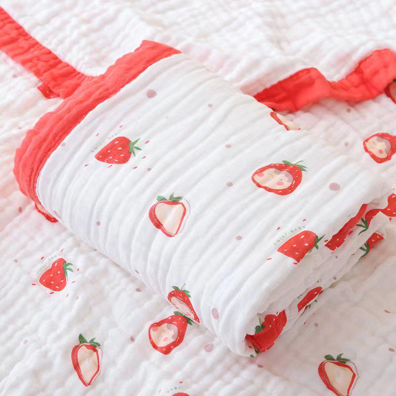 Six-Layer Pure Cotton Baby Bath Towel & Blanket