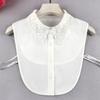 Spring Anti-Wrinkle Chiffon Embroidery Fake Collar Women'S Doll Collar Women'S Shirt Fake Collar Lapel Shirt Fake Collar