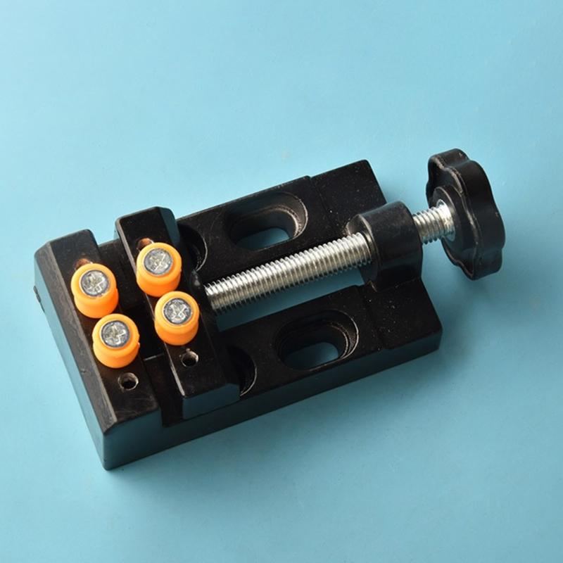 Mini Flat Clamp Table Jaw Benches Clamp Mini Drill Press Vice Opening Parallel Table Vise Sculpture Craft Carving Tool