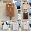 Creative Cartoon Bear  Animal Plush Car Tissue Box Cute Hanging Paper Bag Car Tissue Box Hanging Bag for Vehicle